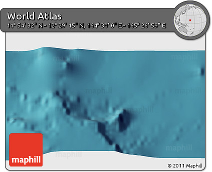 Satellite 3D Map of the Area around 12° 11' 54" N, 164° 58' 29" E