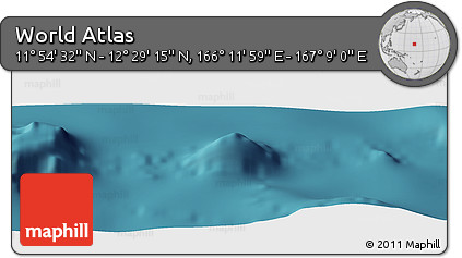 Satellite Panoramic Map of the Area around 12° 11' 54" N, 166° 40' 30" E
