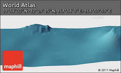 Satellite Panoramic Map of the Area around 12° 11' 54" N, 168° 22' 30" E