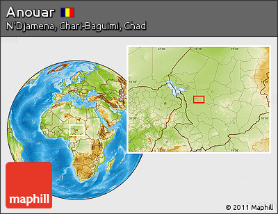 Physical Location Map of Anouar