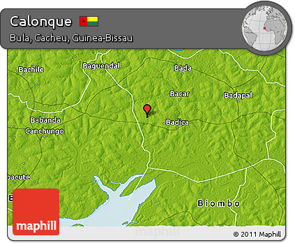 Physical 3D Map of Calonque
