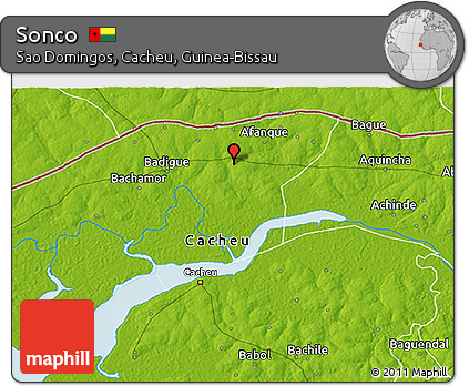 Physical 3D Map of Sonco