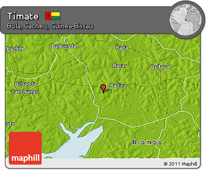 Physical 3D Map of Tímate