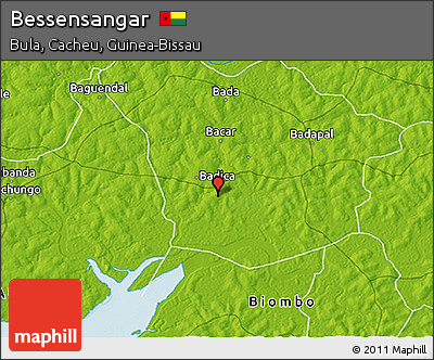 Physical 3D Map of Bessensangar