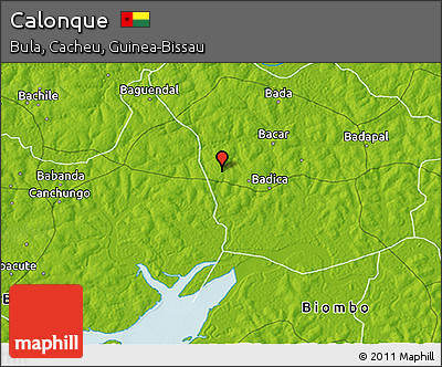 Physical 3D Map of Calonque