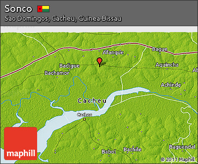 Physical 3D Map of Sonco