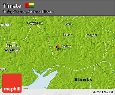 Physical 3D Map of Tímate