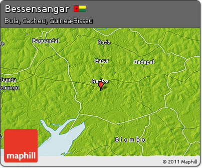 Physical 3D Map of Bessensangar