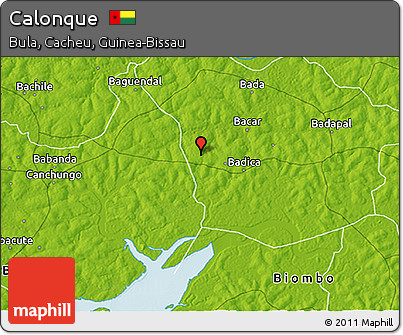 Physical 3D Map of Calonque