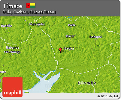 Physical 3D Map of Tímate