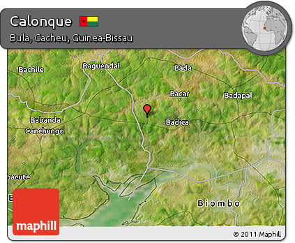 Satellite 3D Map of Calonque