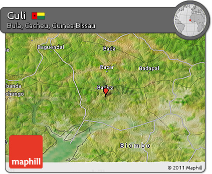 Satellite 3D Map of Guli