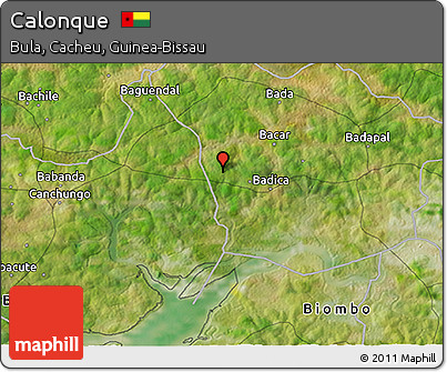 Satellite 3D Map of Calonque