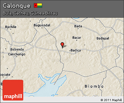 Shaded Relief 3D Map of Calonque