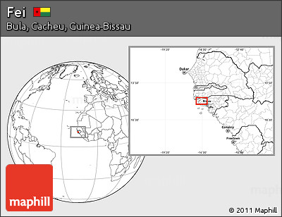 Blank Location Map of Fei