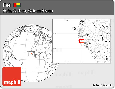 Blank Location Map of Fei