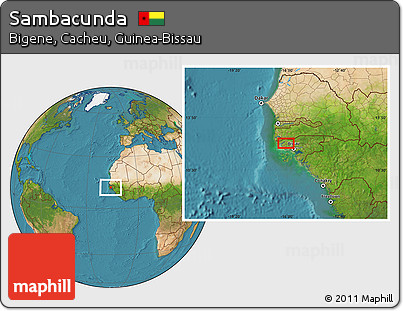 Satellite Location Map of Sambacunda