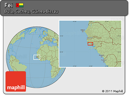 Savanna Style Location Map of Fei