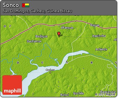 Physical Map of Sonco