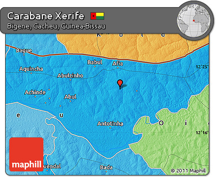 Political Map of Carabane Xerife