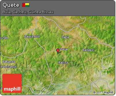 Satellite Map of Quete