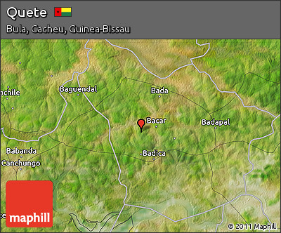 Satellite Map of Quete