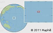 Savanna Style Location Map of the area around 12° 11' 54" N, 170° 55' 30" E