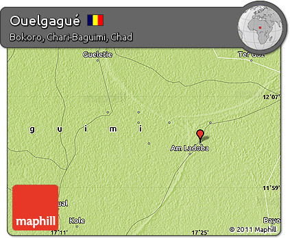 Physical Map of Ouelgagué
