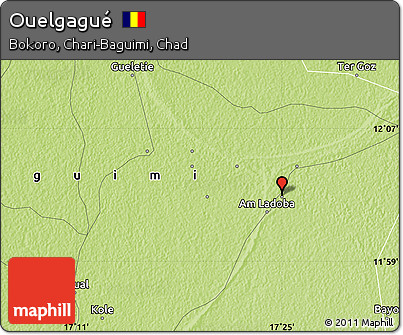 Physical Map of Ouelgagué