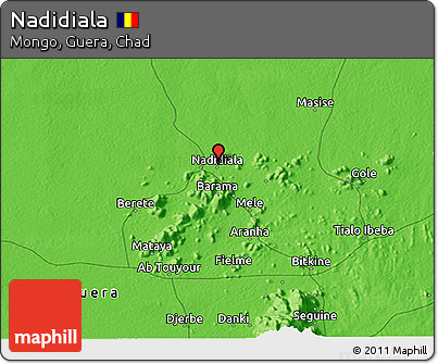 Political 3D Map of Nadidiala