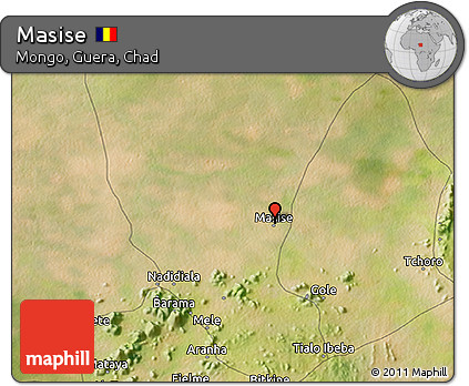 Satellite 3D Map of Masise