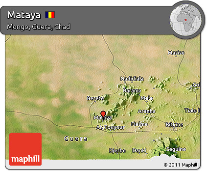 Satellite 3D Map of Mataya