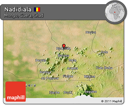 Satellite 3D Map of Nadidiala