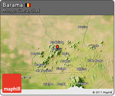Satellite 3D Map of Barama