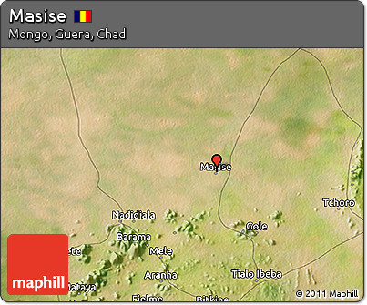 Satellite 3D Map of Masise
