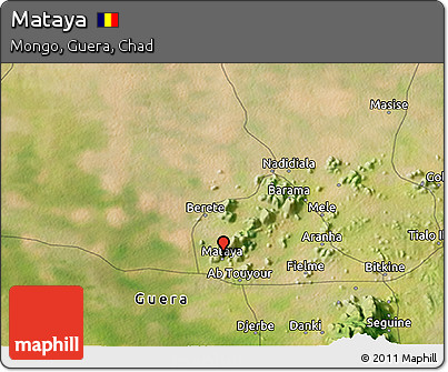 Satellite 3D Map of Mataya