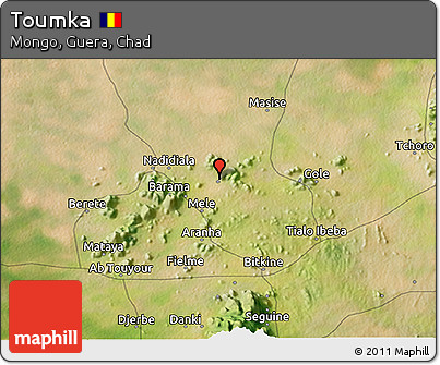 Satellite 3D Map of Toumka