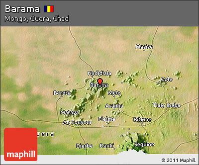 Satellite 3D Map of Barama
