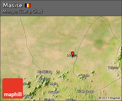 Satellite 3D Map of Masise
