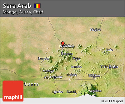 Satellite 3D Map of Sara Arab