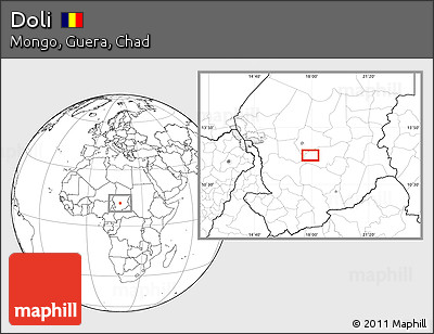 Blank Location Map of Doli