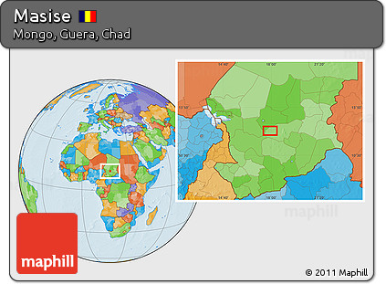 Political Location Map of Masise