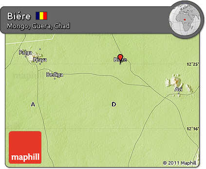 Physical Map of Biére