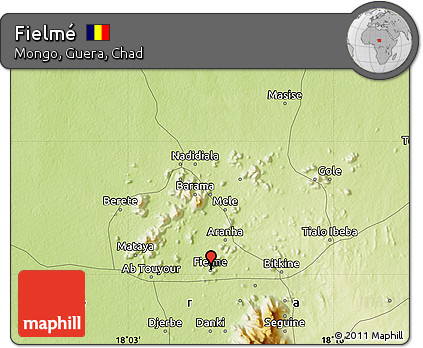 Physical Map of Fielmé