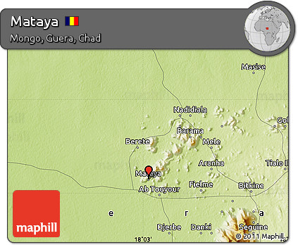 Physical Map of Mataya