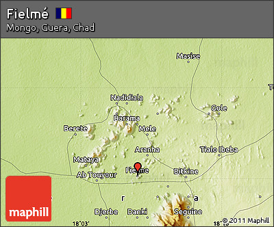Physical Map of Fielmé
