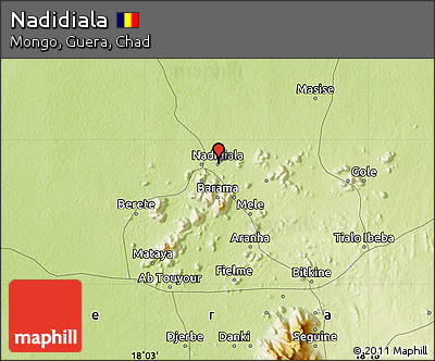 Physical Map of Nadidiala