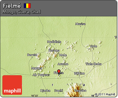 Physical Map of Fielmé
