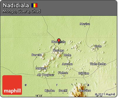 Physical Map of Nadidiala