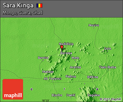 Political Map of Sara Kinga